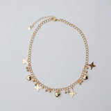 Charm Necklace Gold