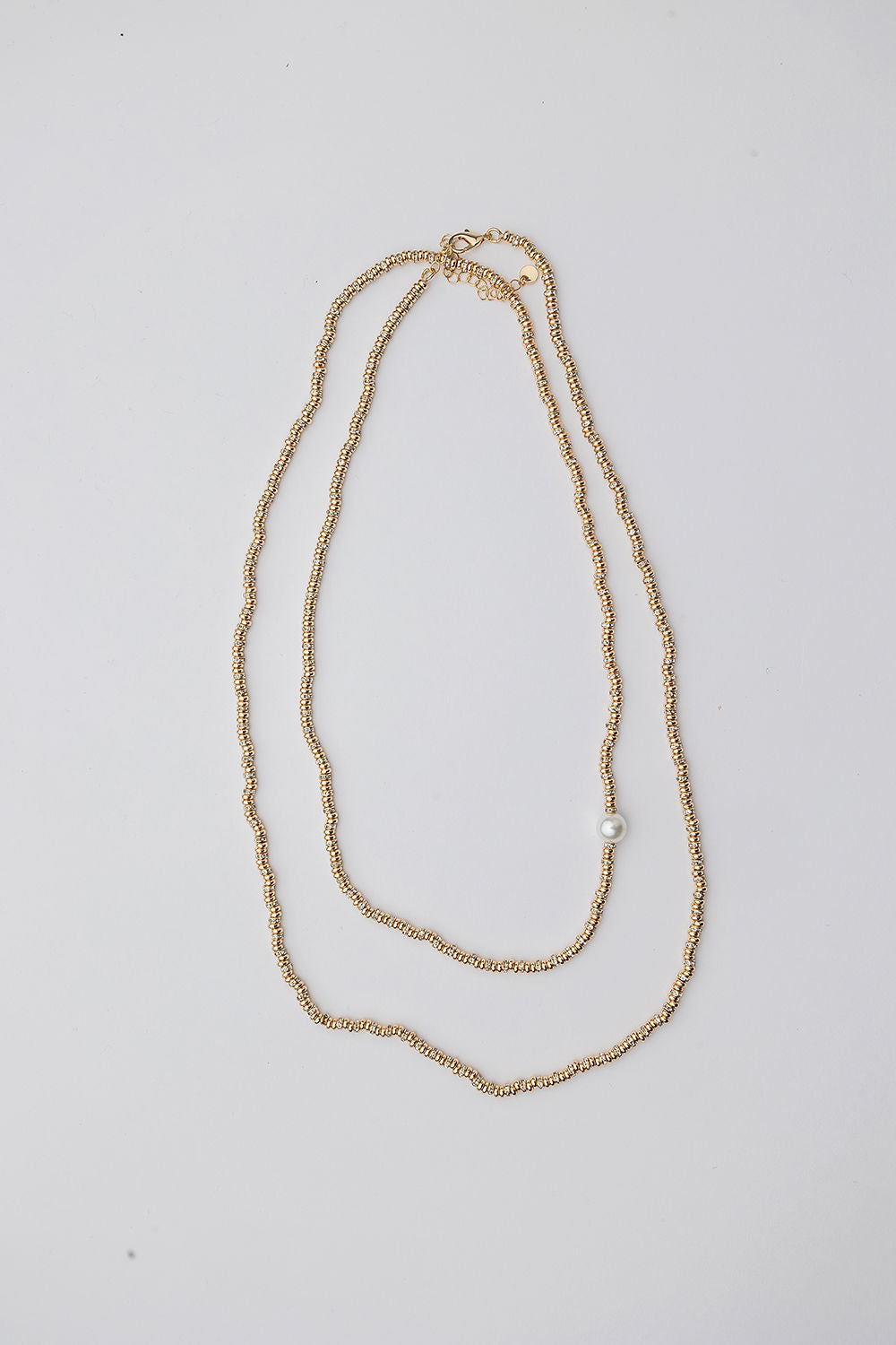 Glow Long Necklace Gold