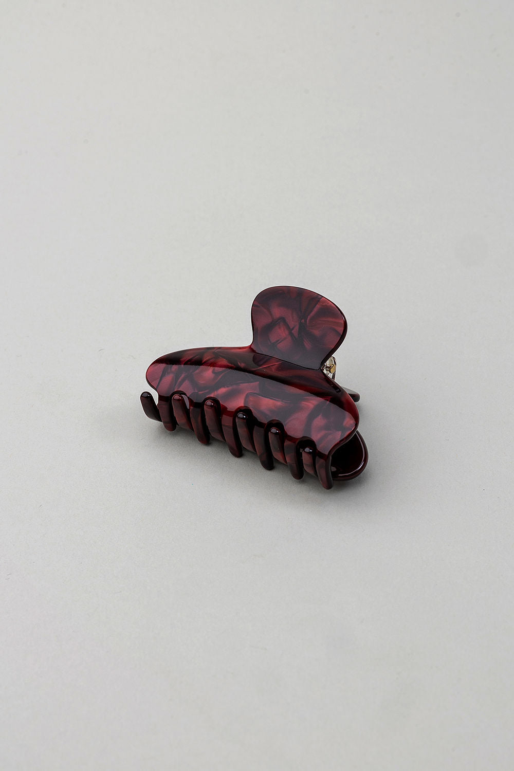 June Hair Clip Small Burgundy