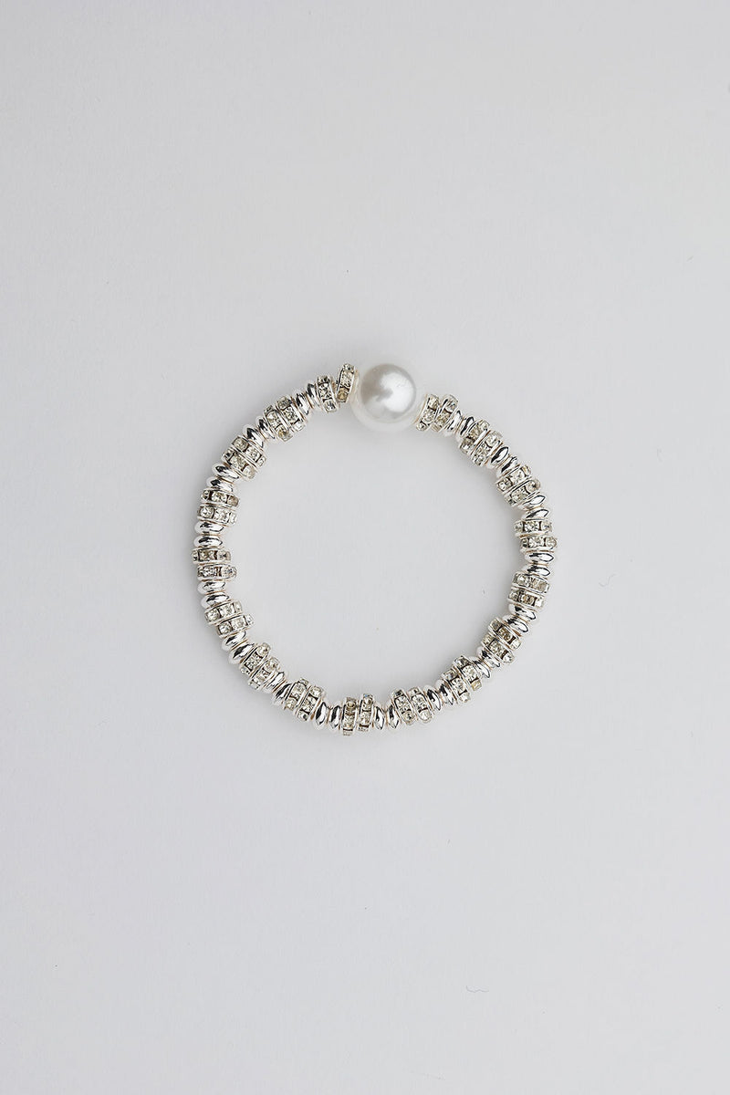 Glow Bracelet Elastic Silver