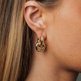 Gold Knot Earrings