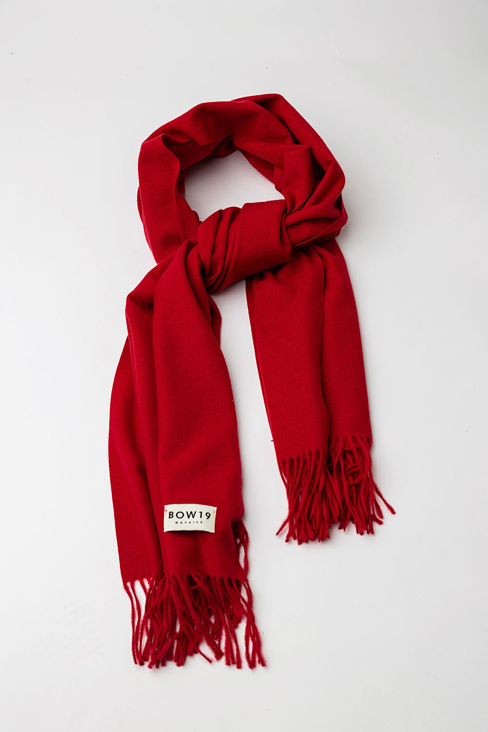 Soft Scarf Wine Red