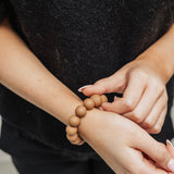 Big Bead Bracelet Elastic