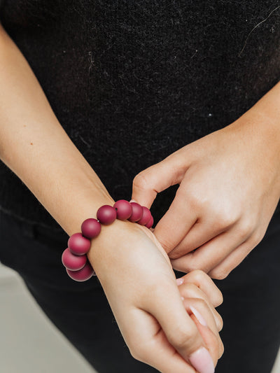 Big Bead Bracelet Elastic