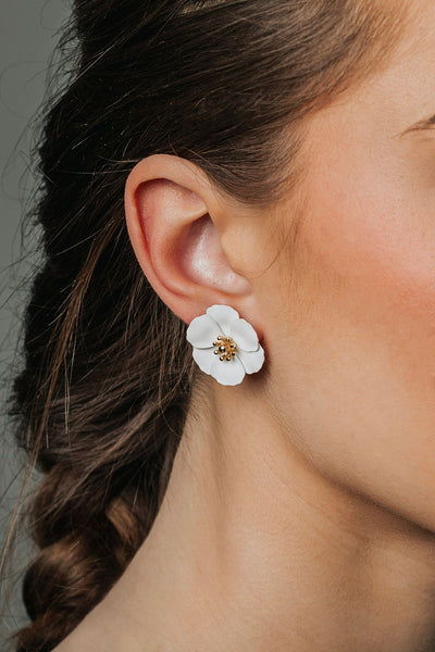 Flower Small Earrings