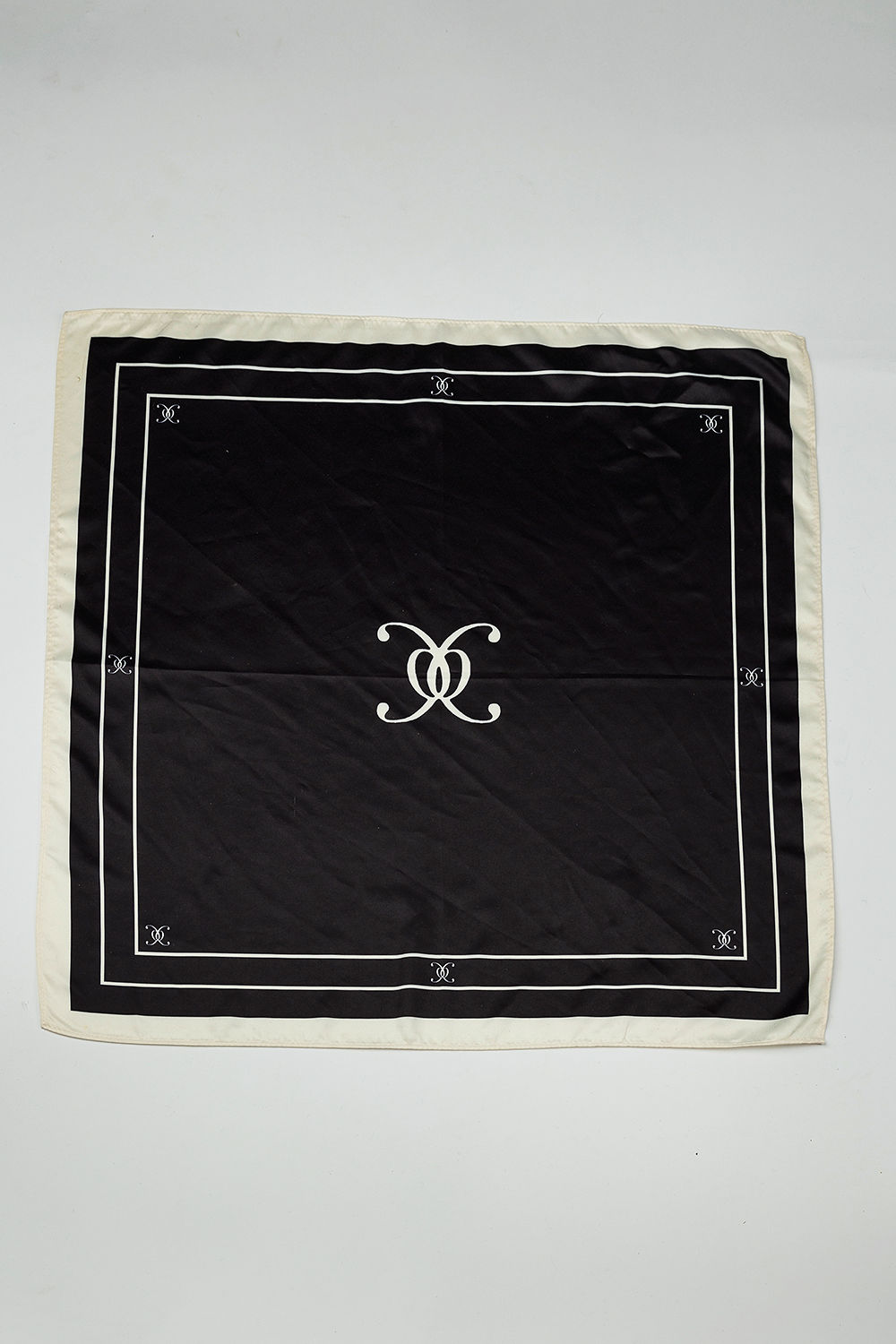 Elle Silk Scarf Black