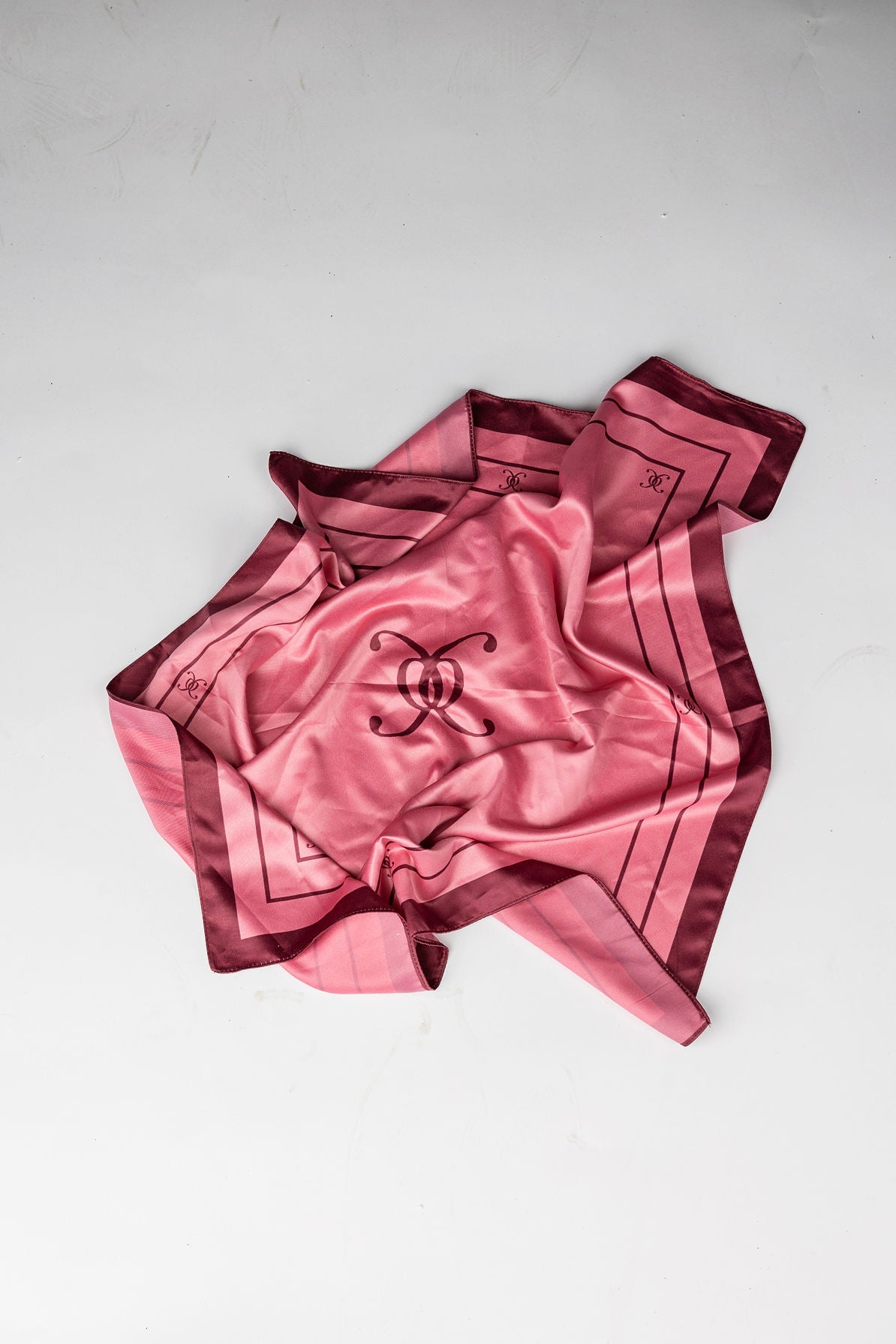 Elle Silk Scarf Pink