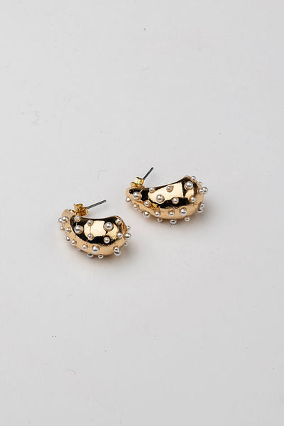 Vivianne Drop Pearl Earrings