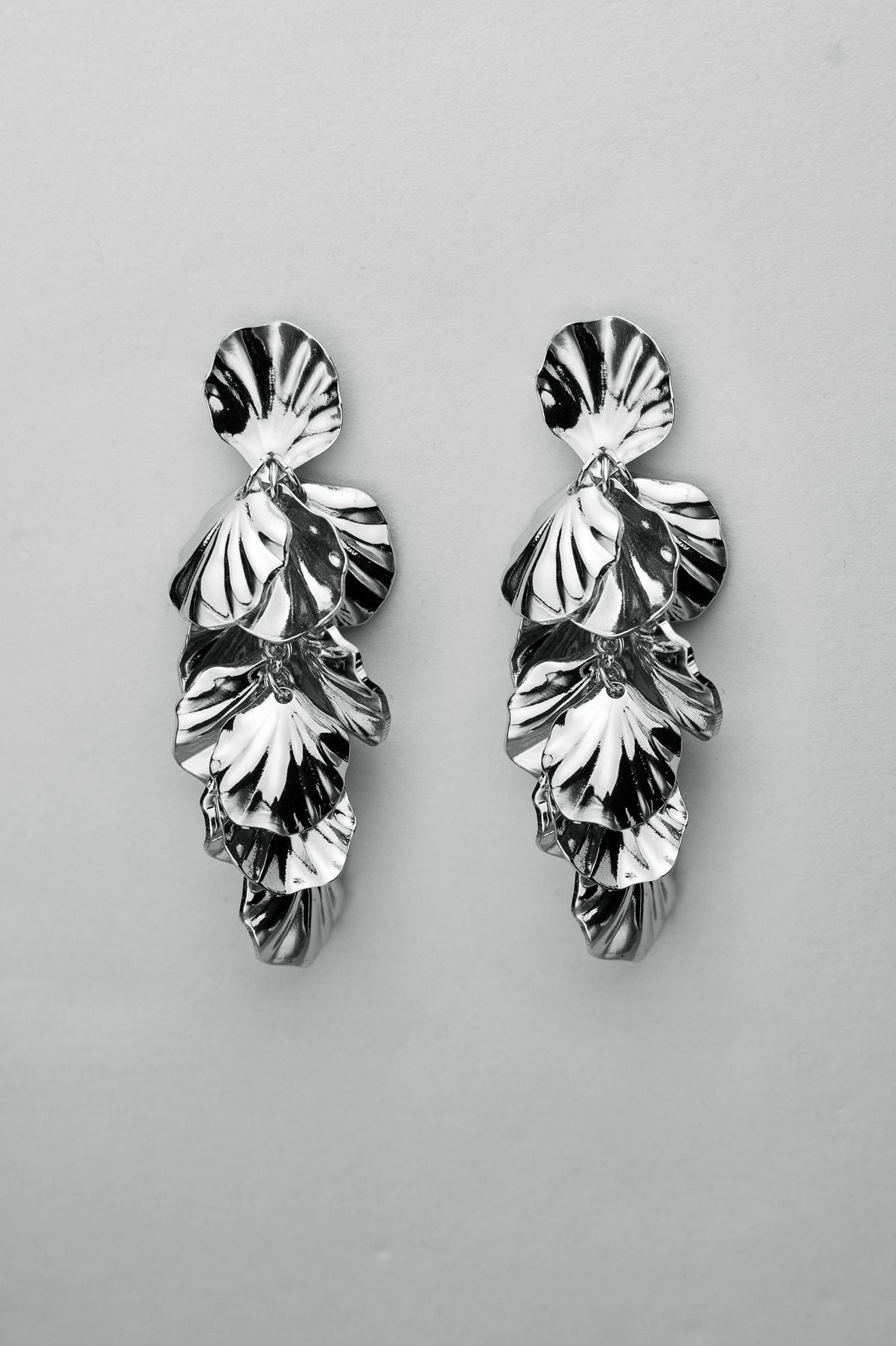 Shell Leaf Earrings