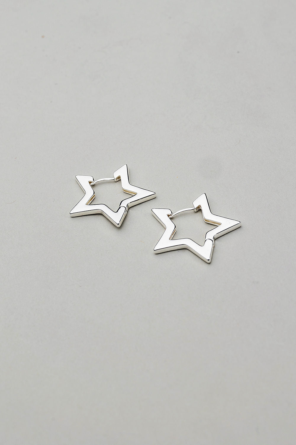 Star Earrings Silver