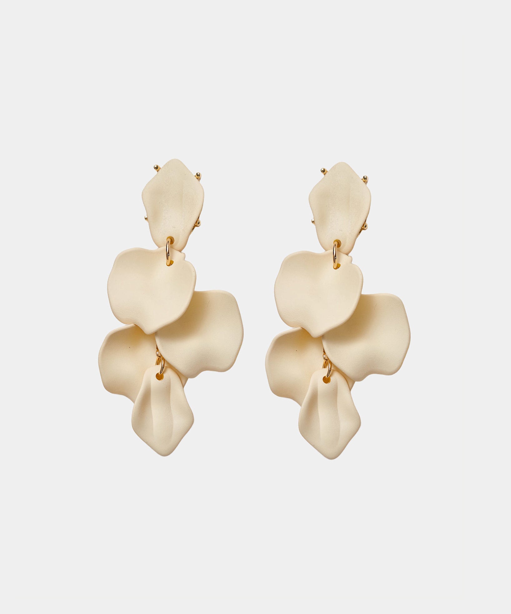 Leaf Clip on Earrings