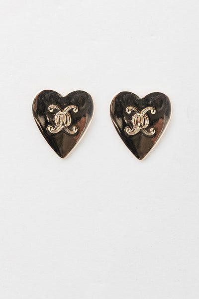 Heart Logo Bold Stud