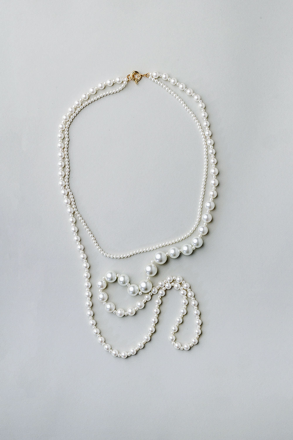 Pearl Necklace Long 2 Row