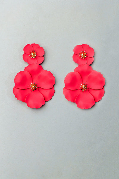 Flower Twin Earrings