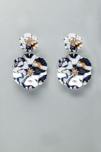 Flower Twin Earrings