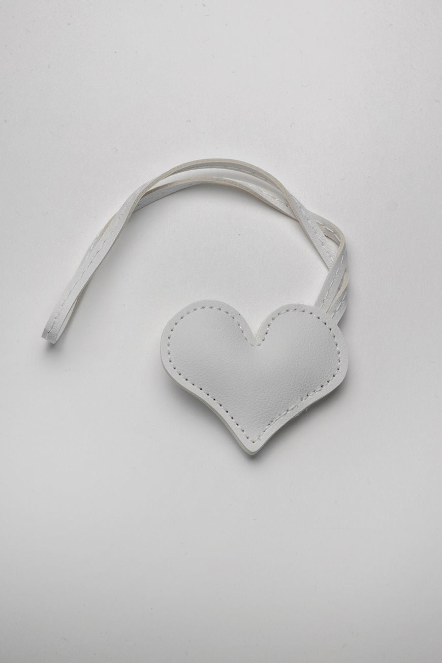 CHARM HEART White