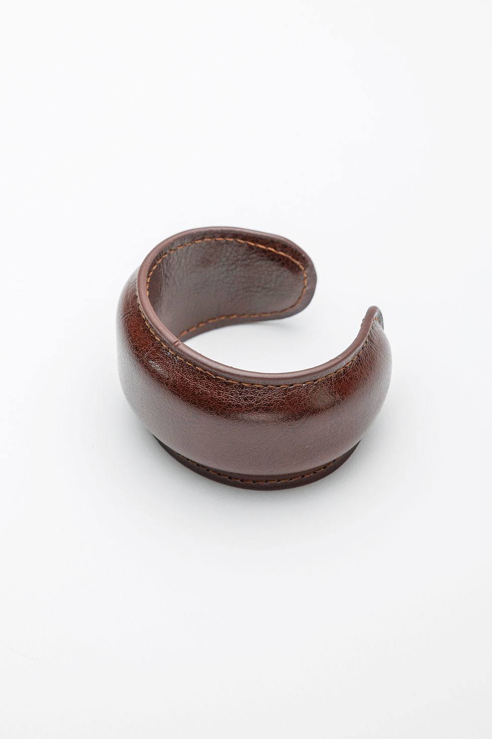 Leather Cuff Bracelet Brown