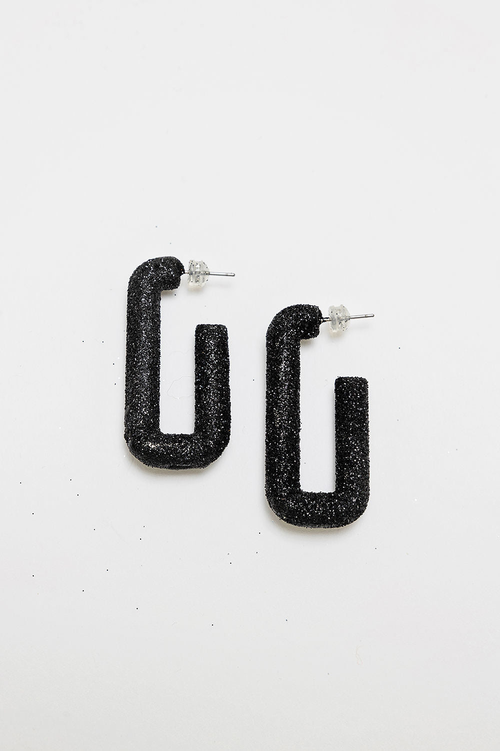 Loop Glitter Earrings
