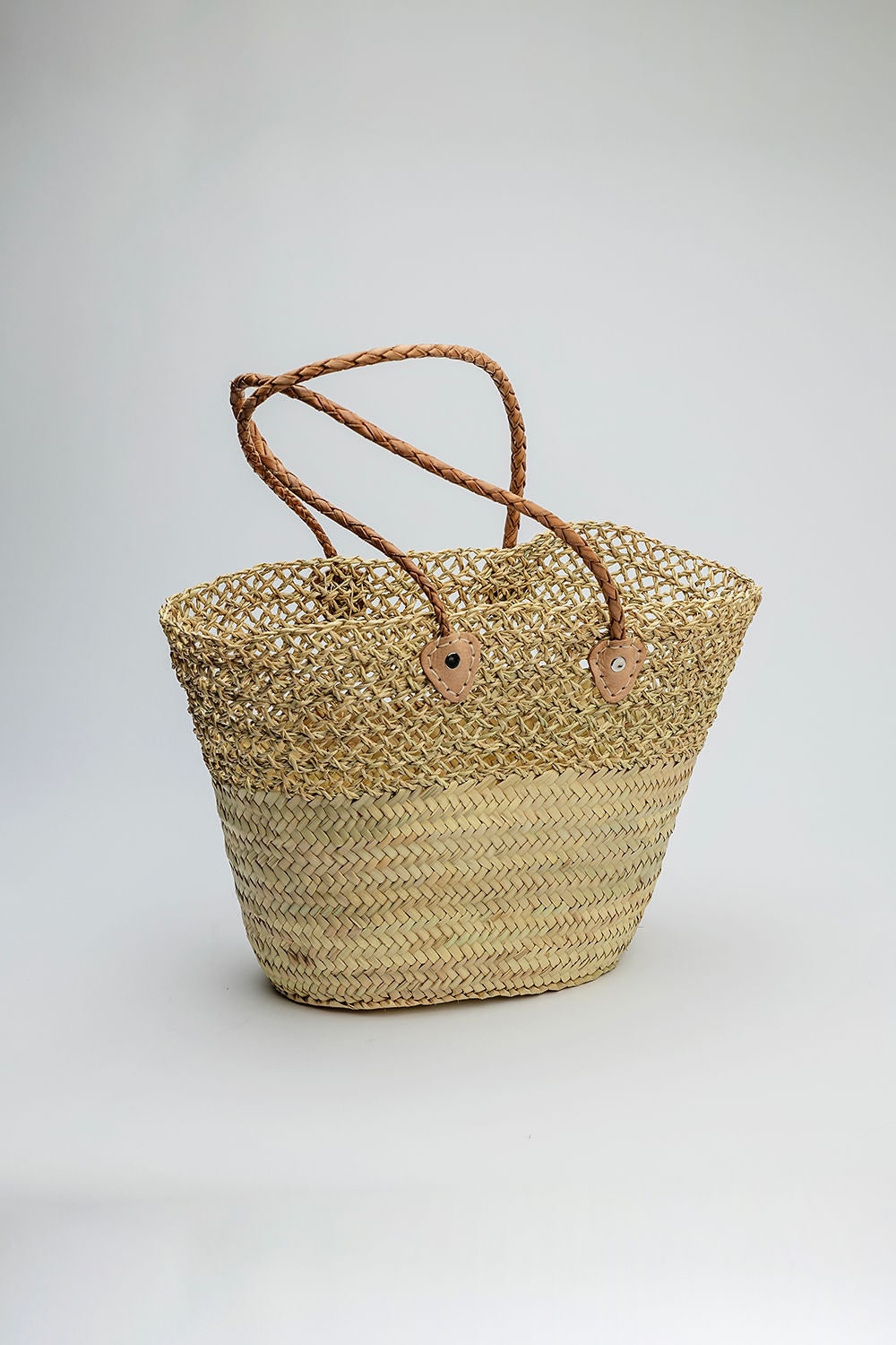 Straw Bag Fancy Net long strap