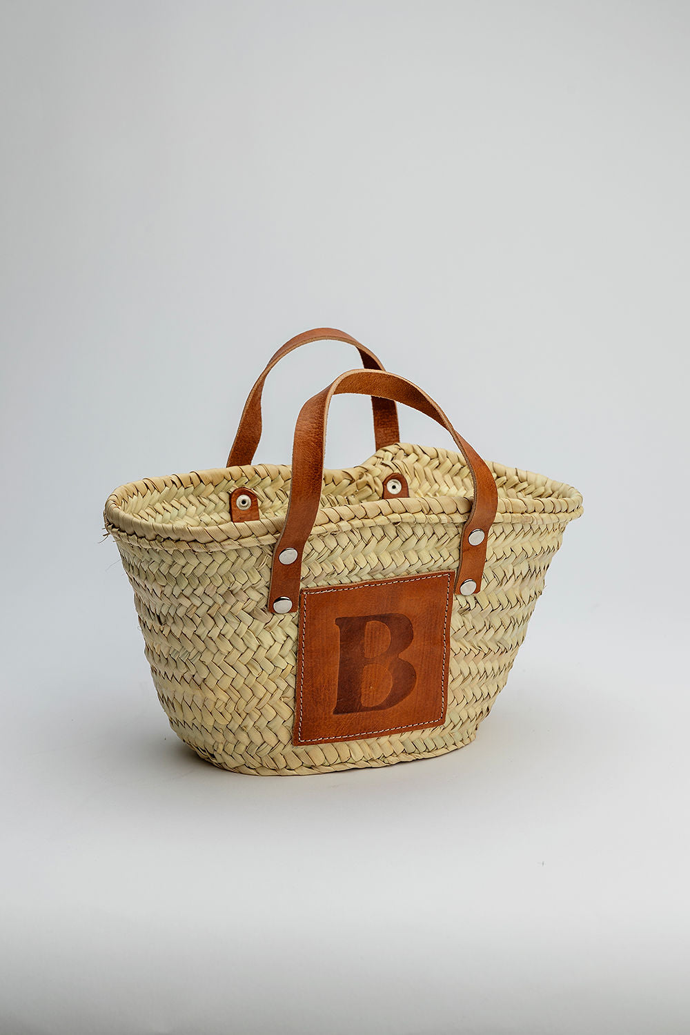 Straw Bag B-logo Small