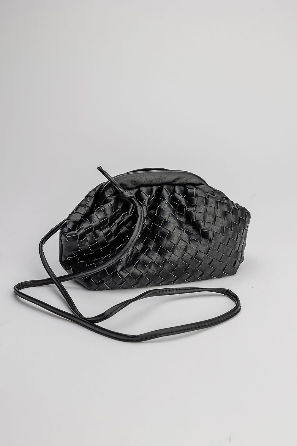 Dumpling Braided Bag Black- Pre Order!