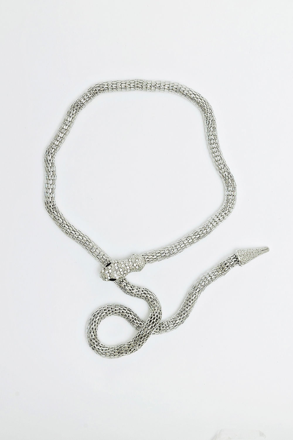 Snake Necklace Silver