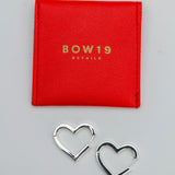 Heart Earrings Silver