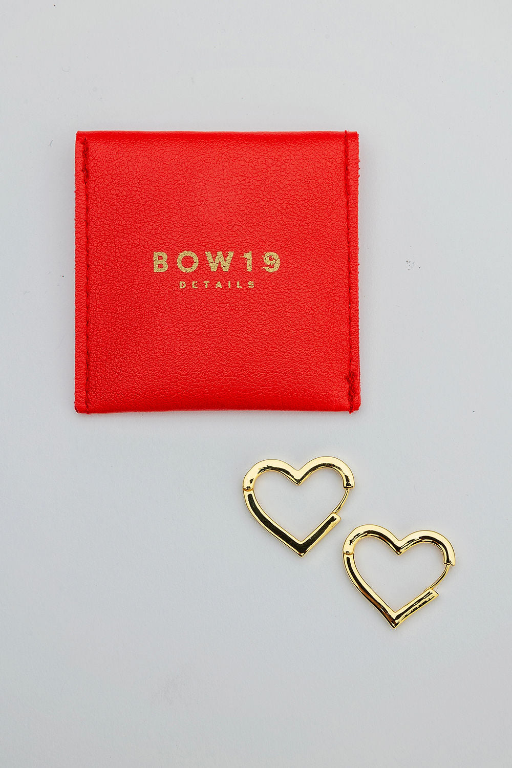 Heart Earrings Gold