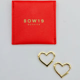 Heart Earrings Gold