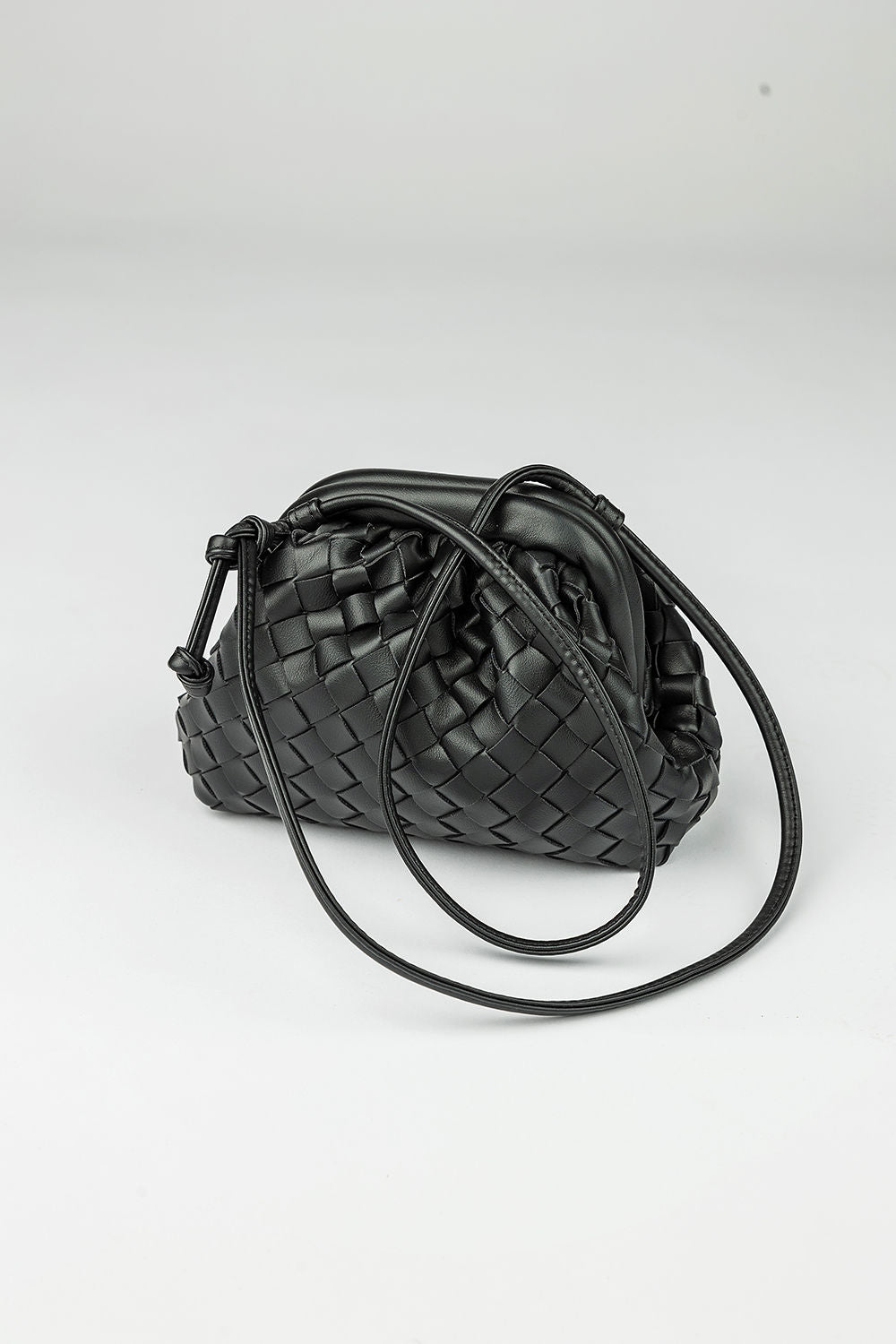 Dumpling Braided Bag Black- Pre Order!