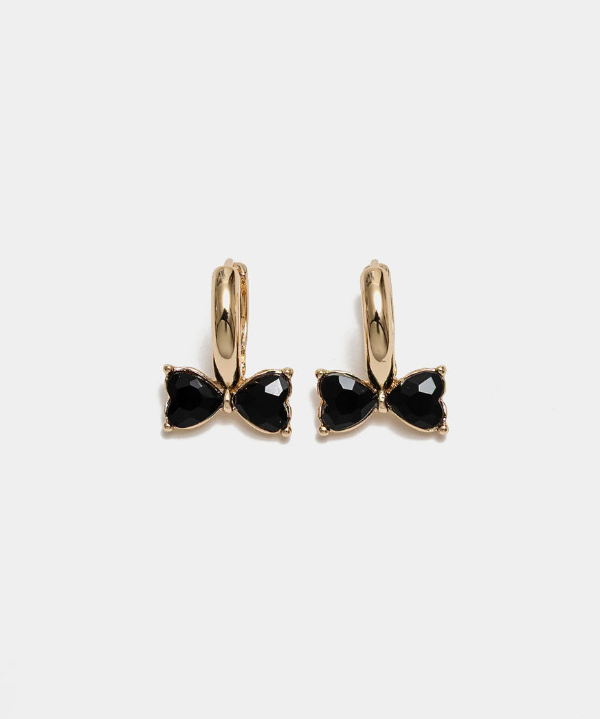 Bow Earrings CZ