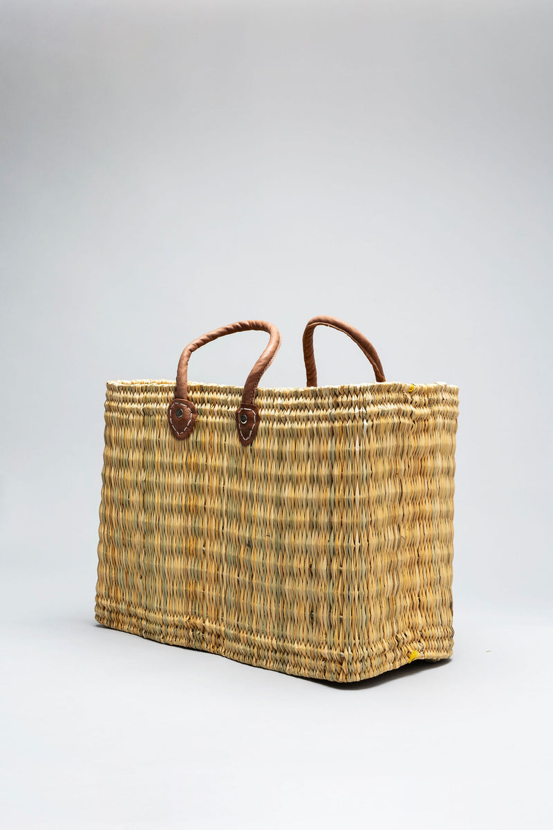 Straw Bag Square Large