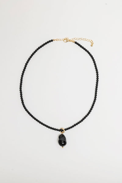 Petite Black Pearl Necklace