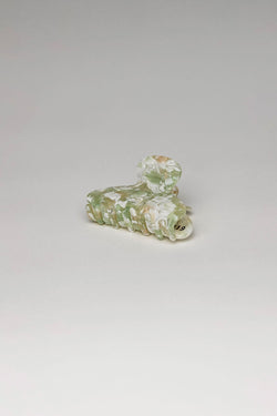 June Hair Clip Small Soft Green