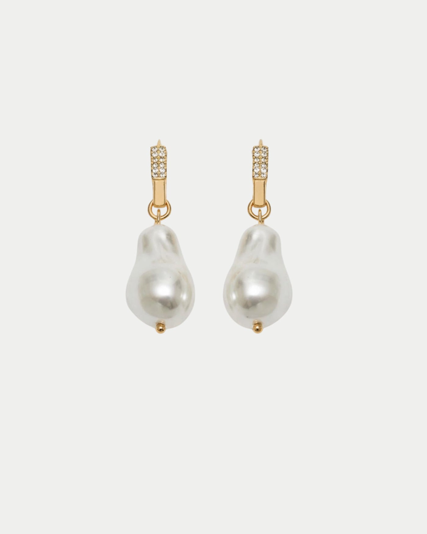 Pearl Square Earrings