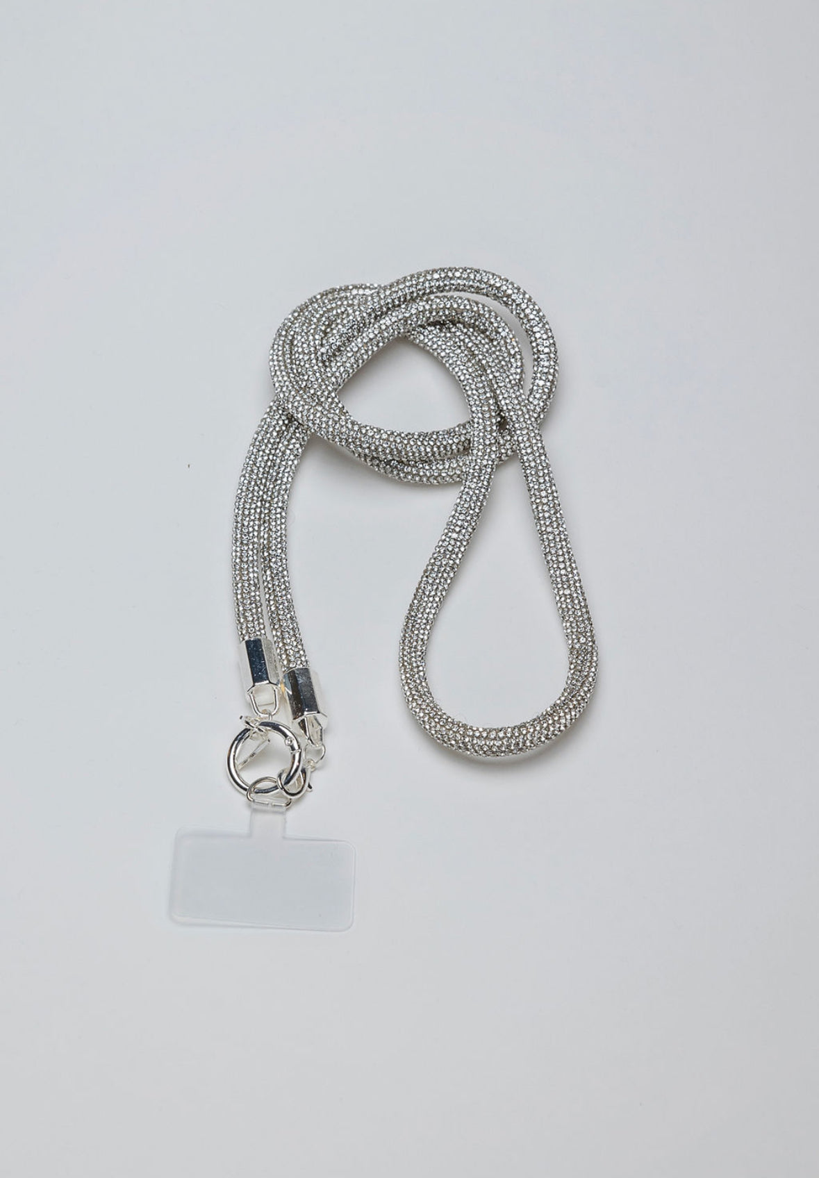 Carrie Phone Strap Silver