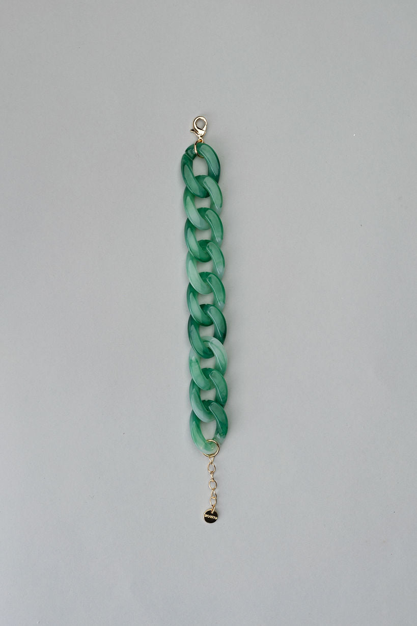 Big Chain Bracelet Jade Green