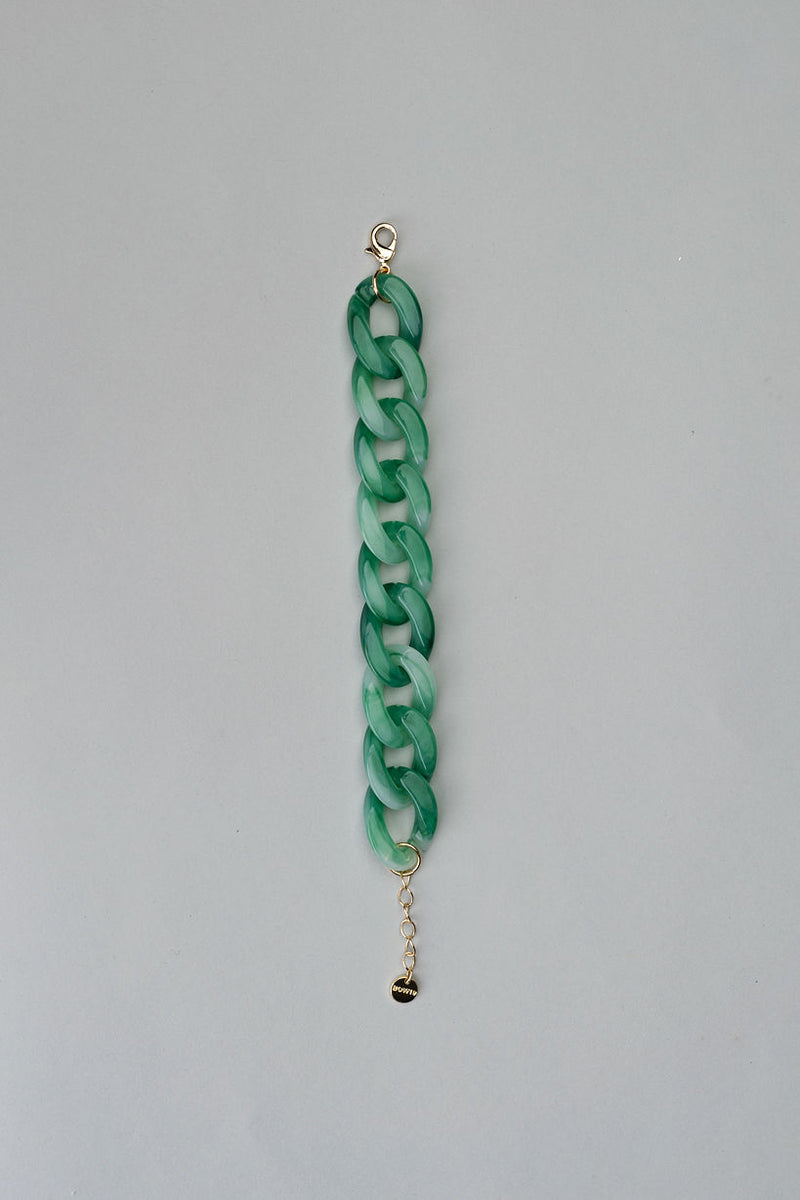 Big Chain Bracelet Jade Green