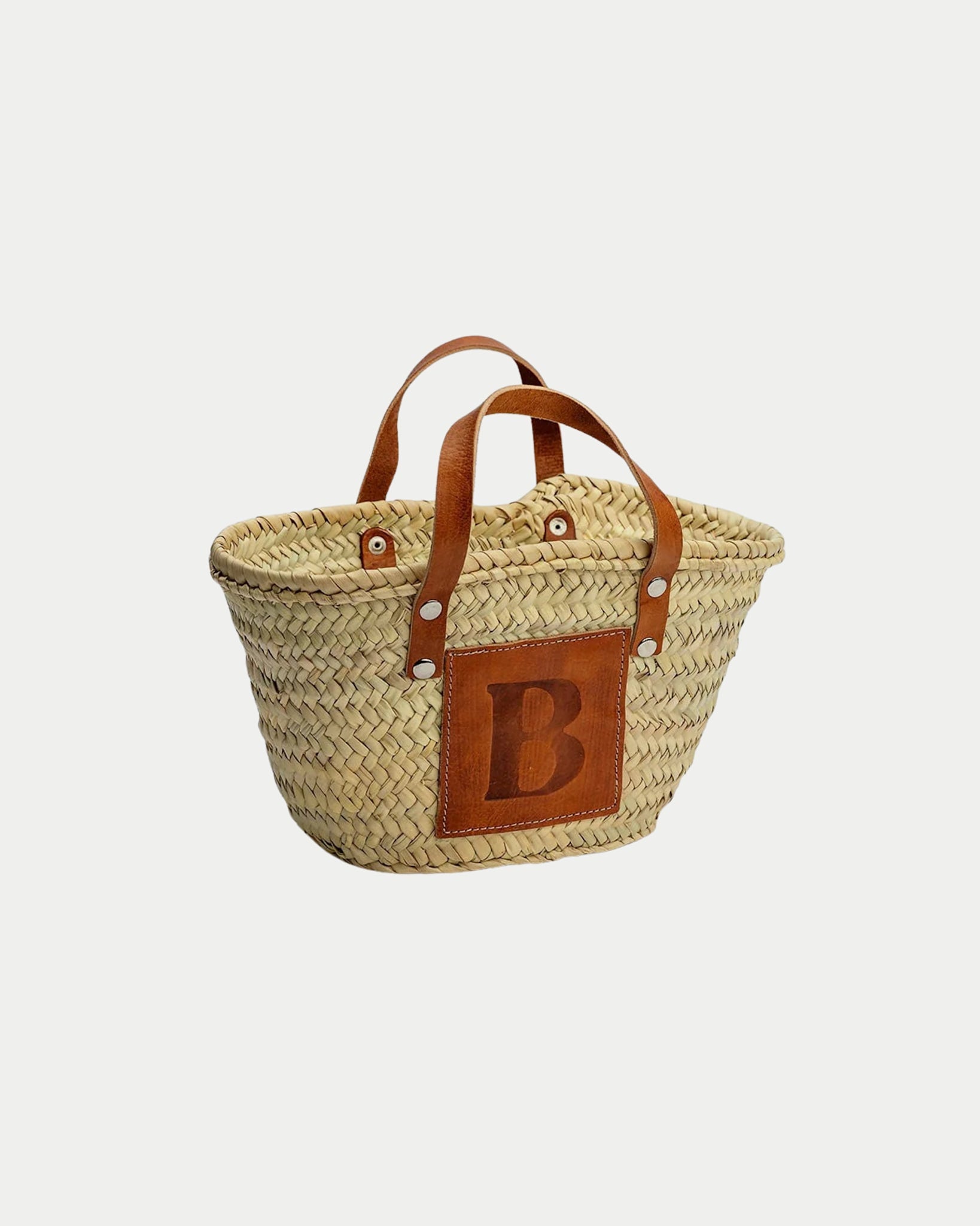 Straw Bag B-logo Small