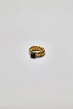 Sahara Ring Black Cz 17 cm
