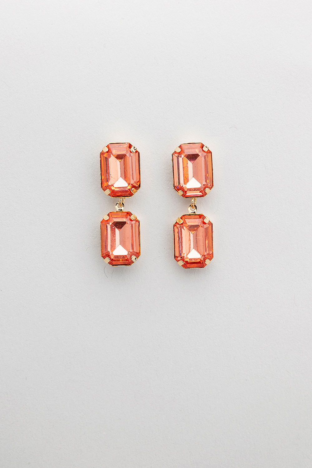 Liz Earrings Coral