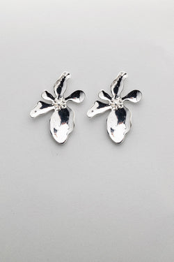 Flower Silver Earrings