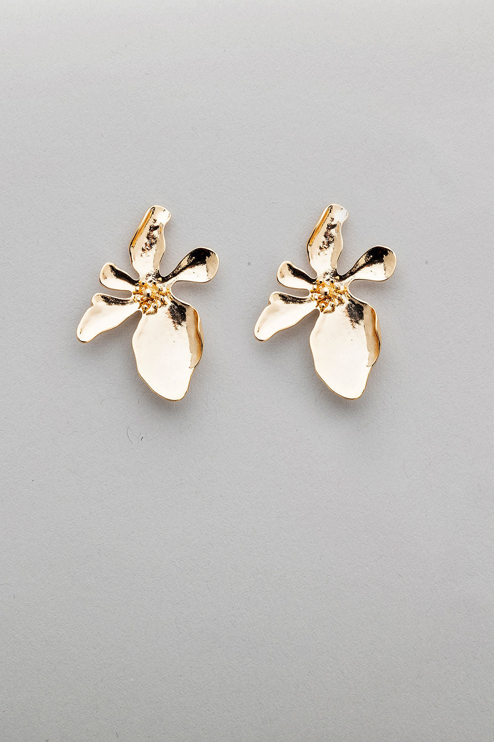 Flower Gold Earrings