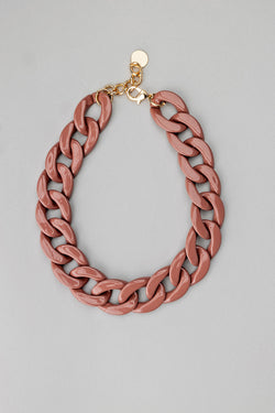 Big Chain Necklace Taupe