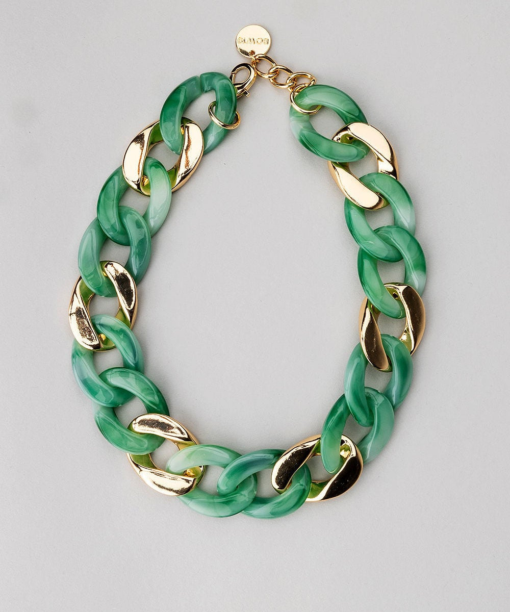 Big Chain Necklace w Gold