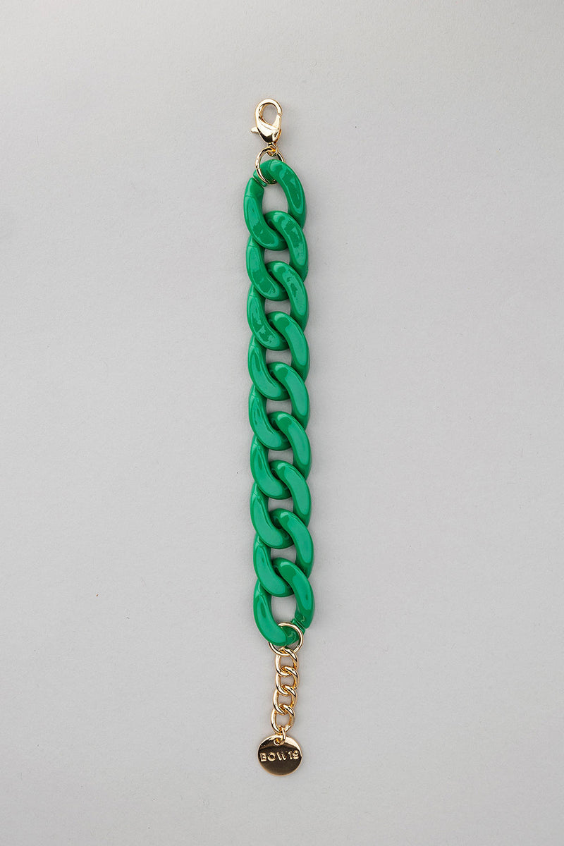 Big Chain Bracelet Strong Green