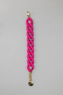 Big Chain Bracelet Strong Pink