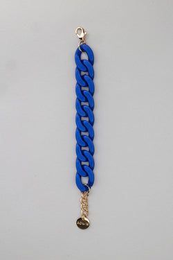 Big Chain Bracelet Strong Blue