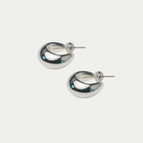 Silver Hoops