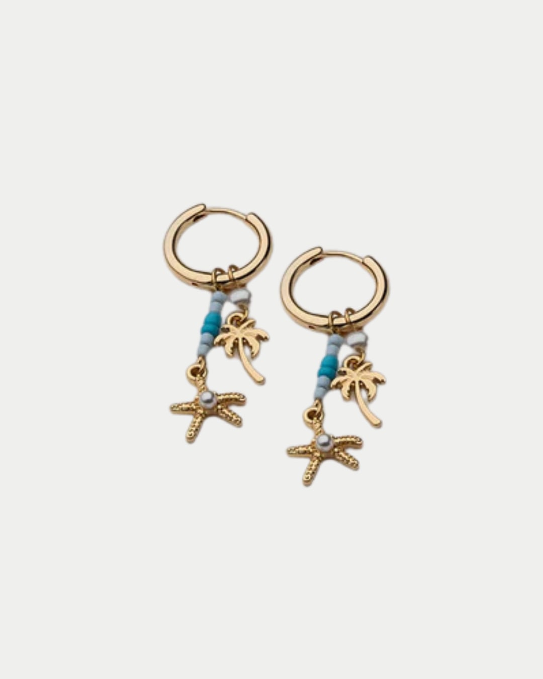 Starfish & Palm Hoops